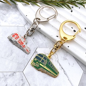 Cheap Metal Hard Enamel Keyring Cute Gold Plated <b>Custom</b> Keychain <b>Key</b> holder <b>Ring</b>, Marktex - Product Image 2