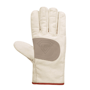 Gants de jardinage en cuir respirants, longueur poignet, style uni, pour usage extérieur printemps-automne - Product Image 6