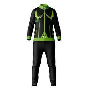 Survêtement de sublimation haut de gamme pour hommes, impression personnalisée, vêtements de sport pour la salle de sport, ensemble de jogging 2 pièces, tenue de course, entraînement fitness - Product Image 5