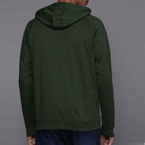 Sudadera con capucha de lana de algodón 100% para hombre, chaqueta de invierno con cremallera suave de calidad, logotipo bordado, patrón sólido, lavado a la piedra, fabricante directo - Product Image 2