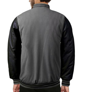 Chaqueta Universitaria Reversible Personalizable para Hombre y Mujer, Transpirable, Estilo Letterman, para Universidad, Colegio, Béisbol - Product Image 2