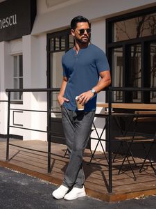 T-shirt de performance Dry Fit pour hommes, séchage rapide, évacuation de l'humidité, pour la gym, l'entraînement, la course, le fitness, vêtements de sport, fournisseur en gros - Product Image 5