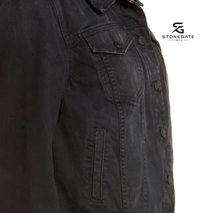 Chaqueta Vaquera Vintage para Mujer, Diseño Cortavientos, Proveedor ODM para Colecciones de Ropa de Otoño y Marcas de Ropa de Marca Privada - Product Image 3