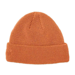 Custom High Quality 100% Cotton Jacquard <b>Plain</b> Unisex Beanie Hat Hand Knitted Winter <b>Cap</b> Made Pakistan Casual Wholesale - Product Image 6