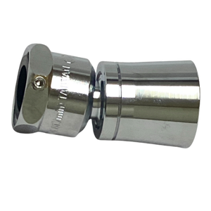 SHB0012 pommeau de douche de salle de bain moderne chromé mural anti-vandalisme 1.8 GPM avec limiteur d'eau amovible - Product Image 4