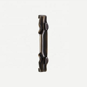 Glitter Brass Pull Wavy <b>Bar</b> <b>Handle</b> Durable Antique Matte Color Kitchen Bedroom Bathroom Cabinets Home Office Wardrobes Pulls - Product Image 5