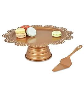 Support à gâteau incassable pour mariage et festival, présentoir rond pour cupcakes, plateau de service, ensemble de présentation de gâteaux ronds pour table - Product Image 4