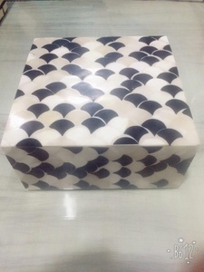 Yellow and <b>Grey</b> Resin Simple Design Jewelry <b>Box</b> Plastic Jewelry Boxes for Decorative and Interior Design in India - Product Image 4