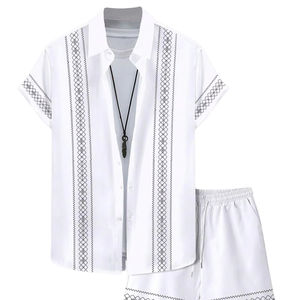 Men <b>Twin</b> <b>Set</b> Print Short Sleeve Shirt Beach Shorts Matching Holiday Summer Casual Colorful Top top mens <b>twin</b> <b>set</b> - Product Image 1