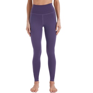 <b>Womens</b> Athletic Leggings High Waist Stretch Fabric Yoga Pants Lightweight Gym Fitness Workout Activewear Factory Direct Supply - Product Image 1