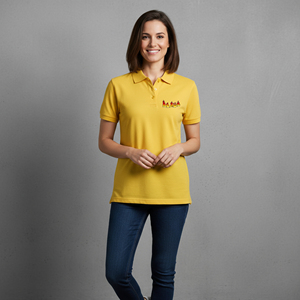 Wholesale 100% cotton Women's Polo Shirts Custom embroidered logo Breathable Short sleeve solid color <b>comfortable</b> ladies polo - Product Image 3
