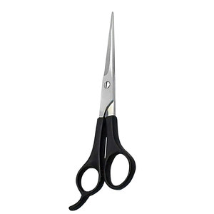 Professional Hair Scissors Stainless Steel Sharp <b>Blade</b> Long Handle Right Handed For <b>Barber</b> Use Low MOQ Training Use <b>Barber</b> Curvd - Product Image 3