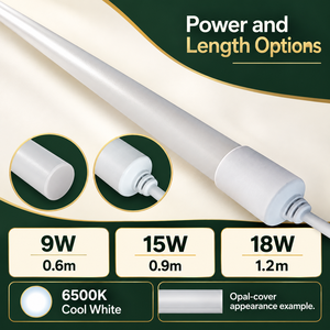 <span class=keywords><strong>หลอด</strong></span>ไฟ <span class=keywords><strong>LED</strong></span> <span class=keywords><strong>T8</strong></span> PC พร้อมแสงสีขาวเย็น 6500K และฝาครอบโอปอลหรือใสในรุ่นมาตรฐานและรุ่นที่สามารถเชื่อมต่อกันได้ - Product Image 6