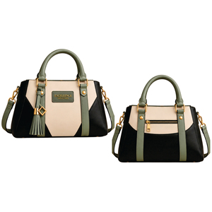 Bolso Tote de Mujer de Piel Sintética con Asa Superior, Herrajes Dorados, Decoración de Borlas y Correa Ajustable - Product Image 1
