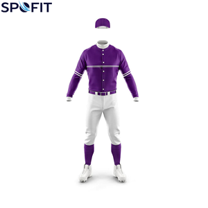 Ensemble d'uniformes de baseball unisexes personnalisés, respirant et à séchage rapide, chemise et pantalon de baseball pour hommes, femmes, jeunes, vêtements de sport d'équipe, entraînement - Product Image 2