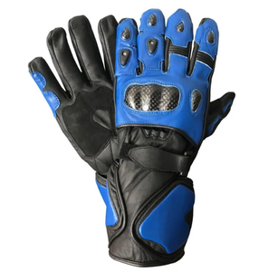 Unisex Perforated Real Leather Summer Motorcycle <b>Gloves</b> Breathable Hand <b>Grips</b> Full Finger Touchscreen Compatible Daily Street - Product Image 6