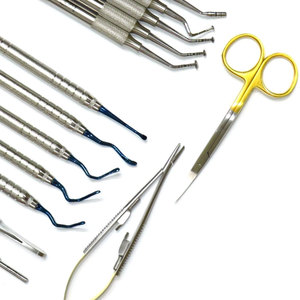Kit de cirugía de implantes dentales: Juego de instrumentos alemanes de alta calidad para injerto óseo tipo hongo, elevación de seno y túnel Vista - Product Image 4