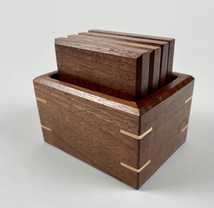 Posavasos de Madera con Soporte, Grabado Personalizable con Logotipo, Posavasos de Madera Reutilizables, Más Vendidos - Product Image 3