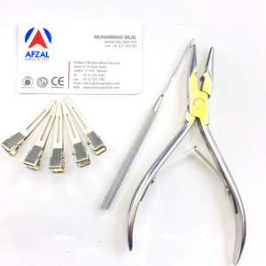 Pince à sertir professionnelle pour micro-perles, personnalisable, à dents nano, pour extensions capillaires, avec poignée à forte adhérence, outil d'installation en acier inoxydable - Product Image 2