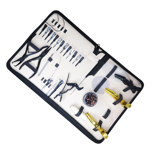 Kit de Herramientas Profesional para Extensiones de Cabello con Logotipo Personalizado, que Incluye Pinzas, Tijeras, Clips e Hilo para la Instalación de Extensiones en Salones de Belleza - Product Image 2