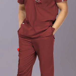 Ensemble de blouses médicales professionnelles pour femmes, col en V, tenue de travail pour le secteur de la santé, uniforme d'infirmière d'hôpital confortable, blouses d'hôpital en gros - Product Image 6
