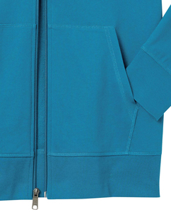 Sudadera con capucha de algodón 100% para hombre, de alta calidad, cálida para otoño, con logotipo bordado personalizado, cremallera doble, forro polar grueso. - Product Image 5