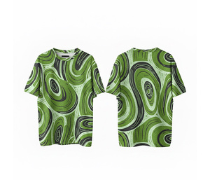 Full Sublimation Round Neck T-Shirt Custom Printing Service | <b>Men</b> Women Youth Sizes | Lightweight Quick Dry - Product Image 6