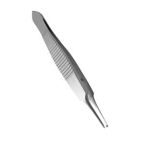 Pinzas de Fijación Lester, 1x2 Dientes, 9 cm, Acero Inoxidable, Instrumento Quirúrgico Oftálmico para Procedimientos de Retina, Córnea y Cataratas - Product Image 4