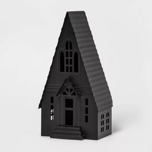 Farol de Metal Negro para el Hogar, Portavelas de Hierro para Decoración del Hogar, Diseño Duradero - Product Image 2