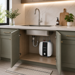Calentador de Agua Eléctrico Premium Rossi de 6 Litros y 1500W, Unidad de Calentamiento con Tanque de Almacenamiento Montado en la Pared para Uso en Baño y Cocina - Product Image 5