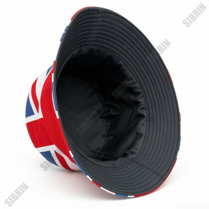 SIBRIN Custom Flag <b>UK</b> Cotton Twills Bucket <b>Hat</b> Unisex Fisherman Caps Streetwear Skateboard Outdoor Summer Sports Bucket Caps <b>UK</b> - Product Image 3
