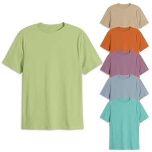 เสื้อยืดคอตตอนเปล่าแบบเรียบสำหรับผู้ชายและผู้หญิง รับผลิตแบบ OEM คอกลม แขนสั้น แห้งเร็ว ระบายอากาศได้ดี เหมาะสำหรับการพิมพ์และปักลาย - Product Image 3