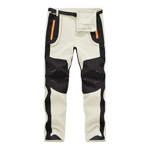 Pantalones cargo ideales para senderismo, camping o viajes, estilo pantalón cargo, tela de sarga suave lavada para un look clásico, pantalones cargo para hombre. - Product Image 3