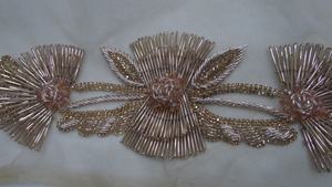 Aplique de encaje bordado, cadena de diamantes de imitación, tela de cristal, cinta de adorno, apliques de Strass, artesanías - Product Image 6