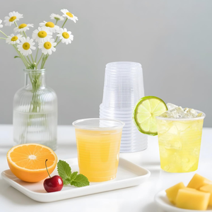 Vasos Modernos para Bebidas Frías, Ecológicos, Biodegradables, Aptos para Congelador, a Prueba de Fugas, Desechables, Reciclables, Libres de BPA, de PET/PLA, Marca Home Richfull - Product Image 2