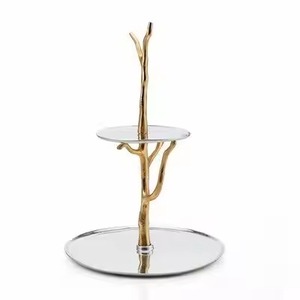 Minimal Metal 2 Tier Cake Stand Dessert Display Rack Cupcake Holder Party Table Centerpiece Decor - Product Image 4