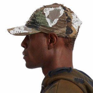 Vintage Distressed Camouflage Baseball Cap Men Adjustable 6-Panel Hat Ripped Canvas Style Casual Wear - Product Image 3
