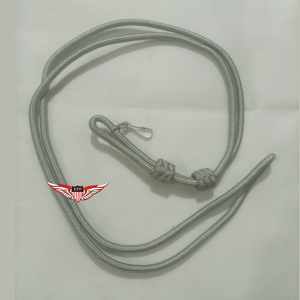 สายคล้องคอสีเทาหรือสีเงิน สายร้อยนกหวีด ด้ายไหมสีเทา ขายส่ง คุณภาพดีที่สุด - Product Image 1
