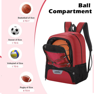 Sacs à dos de football avec logo personnalisé, sacs d'équipe sportive, équipement d'entraînement de football, fabricant OEM Pakistan, exportation mondiale - Product Image 4