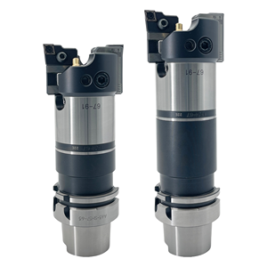 เครื่องมือเจาะแบบสองใบมีดของญี่ปุ่น พร้อมปลายรูปสี่เหลี่ยมขนมเปียกปูนแบบปรับได้หลายใบมีด สำหรับงานกลึงหยาบ เส้นผ่านศูนย์กลาง 67-91 มม. ประสิทธิภาพสูง HSK-A63 - Product Image 1