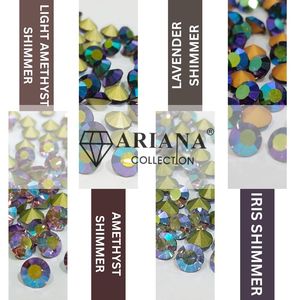 Cristales de Cristal de Primera Calidad con Brillo Amatista Claro, Brillo Lavanda, Brillo Iris para la Creación de Joyas - Product Image 4