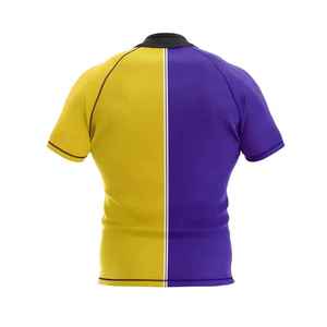 Premium Materials Rugby Uniform Fashion Wholesale Blank Sports <b>T</b>-<b>shirt</b> 100% <b>Polyester</b> Breathable Customizable Logo Rugby Jersey - Product Image 6