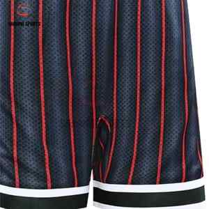 Nouveauté : Shorts de basketball personnalisés de haute qualité, grandes tailles, avec logos authentiques, couleur unie, style streetwear - Product Image 6