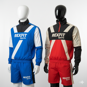 Custom Men's Outdoor Active Nylon Tracksuit <b>Wind</b> <b>Breaker</b> Short Set Custom Windbreaker Set Summer Street Wear Top and Bottom Set - Product Image 5