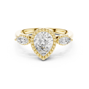 Shreshtha jewels 14K chapado en oro rosa anillo de diseño de corazón abierto regalo romántico para aniversario o día de San Valentín - Product Image 5