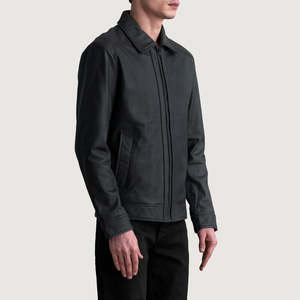 <b>Top</b> Trendy Fashionable Casual <b>Leather</b> Jacket For Men's New Arrival Winter Wear With Good Quality Material OEM Custom Service - Product Image 3