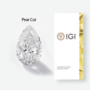 Diamante Sintético Cultivado en Laboratorio de 2.05 Ct, Corte Pera, Certificado IGI, Diamante Suelto Blanco E VS1 para Joyería - Product Image 6
