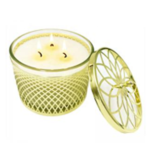 Nordic Style Home <b>Decor</b> Christmas Candle Container Empty Metal Candle <b>Jars</b> with Marble Lid - Product Image 4