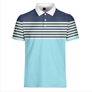 Men's Striped Short Sleeve for <b>Shirt</b> Regular Fit Casual Knitted 100% Cotton Anti-Wrinkle Custom Color Collar Design - Product Image 5