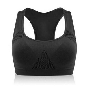 Women Seamless Sports <b>Bra</b> Comfortable <b>Stretch</b> Fabric High Support Activewear Running Fitness Gym Training Wear Top - Product Image 5